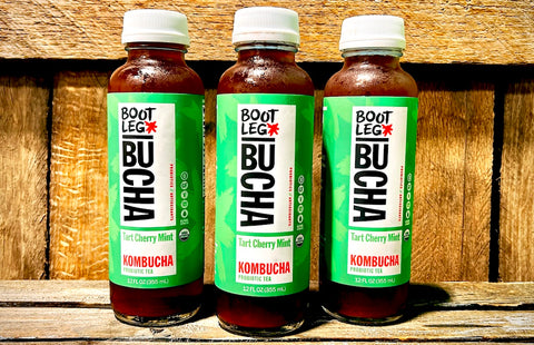 Kombucha-Tart Cherry/Mint 12oz 3 Pack
