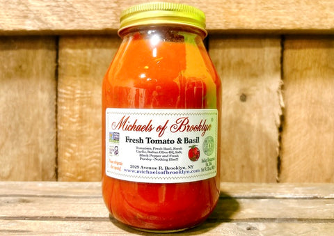 Tomato Basil Sauce-Michaels of Brooklyn 32oz