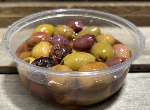 Mixed Pitted Greek Olives 1/2lb