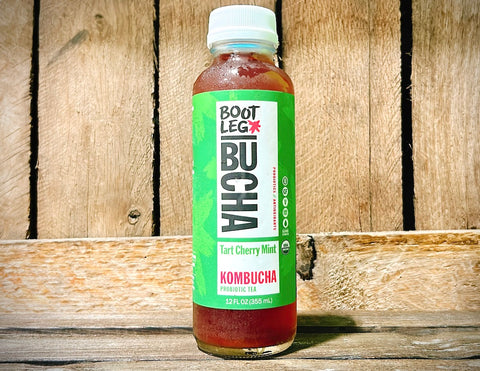 Kombucha-Tart Cherry/Mint 12oz