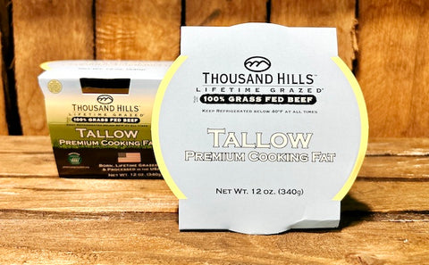 Beef Tallow Cooking Fat-Grass Fed 12oz