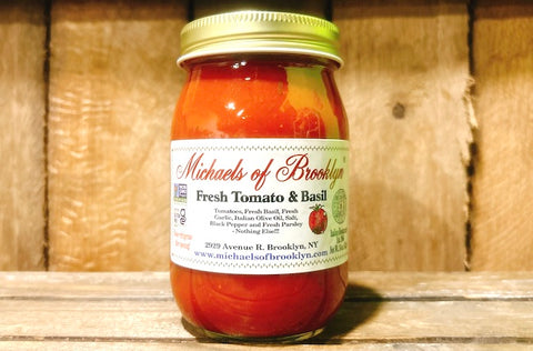 Tomato Basil Sauce-Michaels of Broklyn 160z
