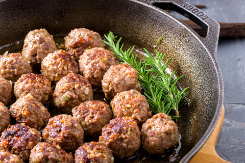 Beef Meatballs 12 Pack 1.5lb Cooked & Frozen