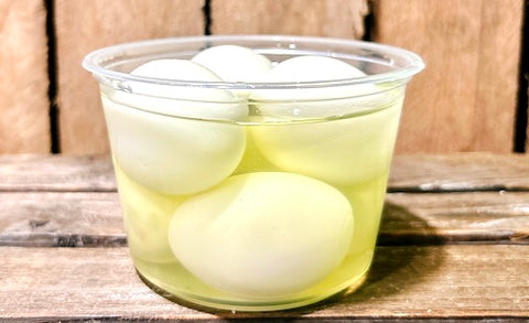 Peeled Hard Boiled Eggs 6 Pack
