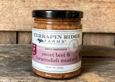 Sweet Beet and Horseradish Mustard 10.75oz