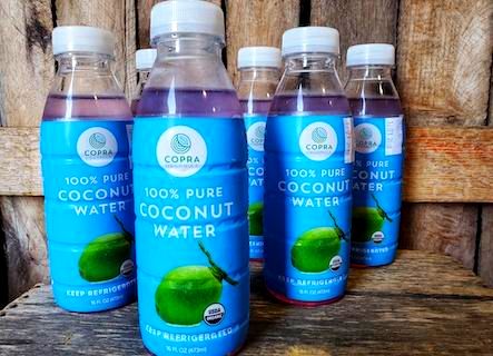Organic Copra Coconut Water 6 x 16oz Bottles