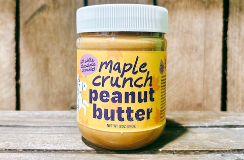 Maple Crunch PB with White Chocolate Pearls