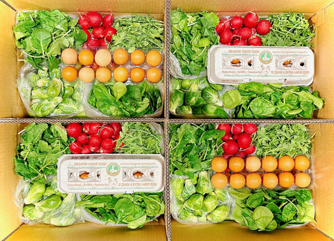 Regular Size Basket & 1 Dozen Eggs