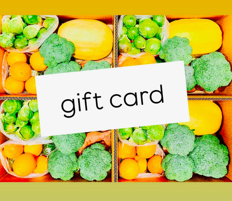 Rustic Roots Delivery Gift Card