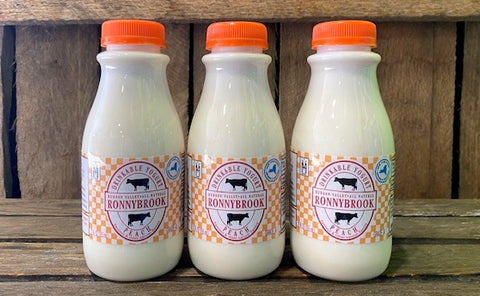Ronnybrook Drinkable Peach Yogurts 3 Pack