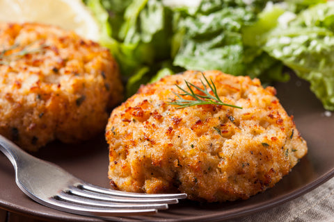 Crab Cakes 2 Pack Cooked