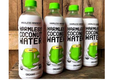 Organic Harmless Harvest Coconut Water 16oz Bottles-12 Pack