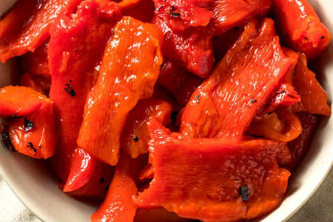 Marinated Red Pepper Hulls 1lb